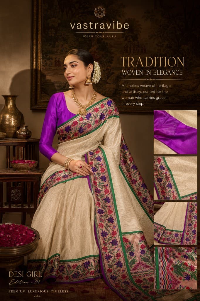 Ethereal Elegance Net Saree